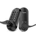 Hugolog Electronic Deadbolt Lock with Handle (Black)