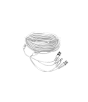 Pre-made Siamese Cable with Connectors - 150 Ft White