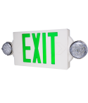 Green/Combo EXIT/Emergency Universal Mount LED Thermoplastic Unit