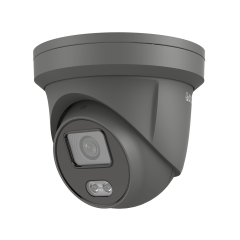 Platinum 4 MP Color 24/7 Fixed Turret IP Camera - Gray