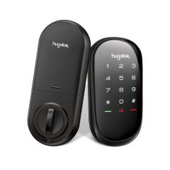 Hugolog Keyless Smart Lock with Touchscreen (Rubbed Bronze)