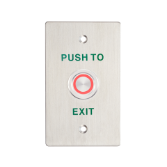 Piezoelectric Exit Button with LED (N/O)