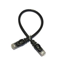 1FT Cat6 Patch Cable Black