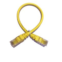 1FT Cat6 Patch Cable Yellow