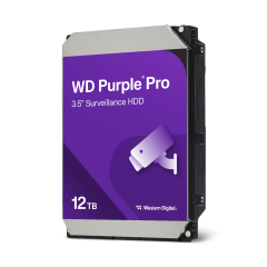 Western Digital Purple Pro 12 TB AI Hard Disk Drive, 7,200 RPM Class