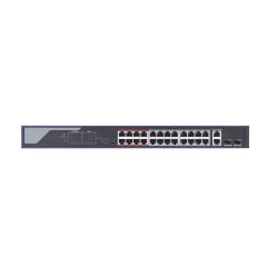 24 PoE Port Switch with 2 Gigabit Uplink