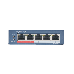 4 PoE Port Switch with 1 Port Uplink