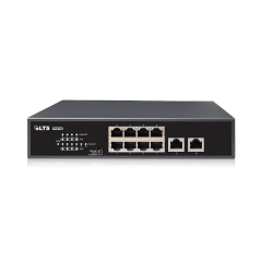 8 PoE Port Switch with 2 Uplink Ports